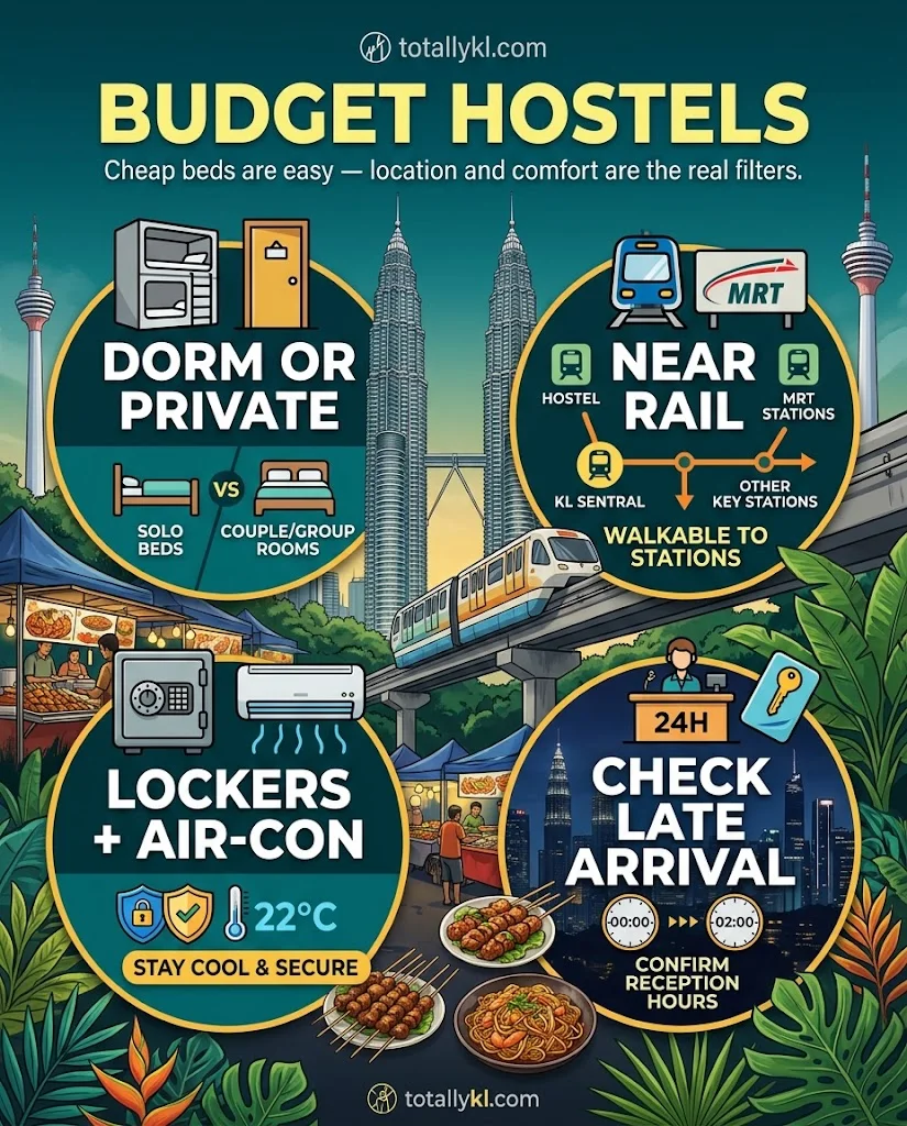 Budget hostels & capsules